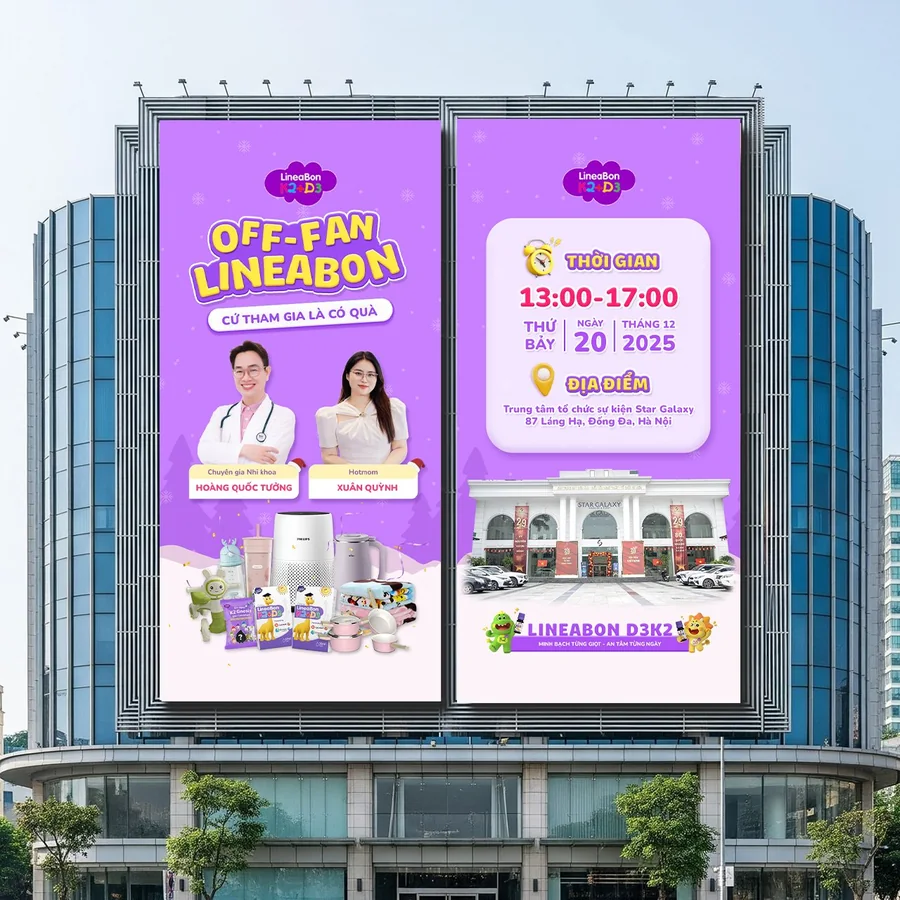 Billboard sự kiện Off-fan LineaBon