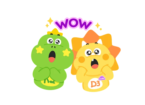 Sticker 2D WOW